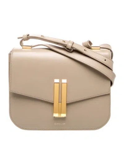 Pre-owned Demellier Leather Vancouver In Neutrals