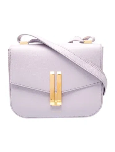 Pre-owned Demellier Leather Vancouver In Purple