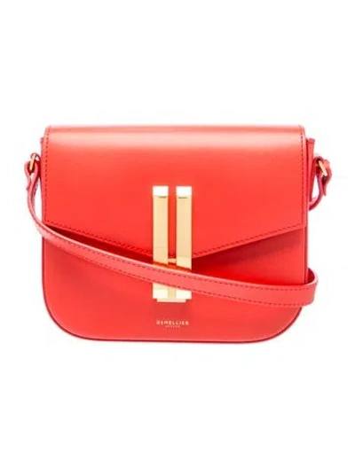 Pre-owned Demellier Leather Vancouver Small In Pink