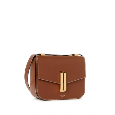 Demellier London Vancouver Leather Handbag In Brown