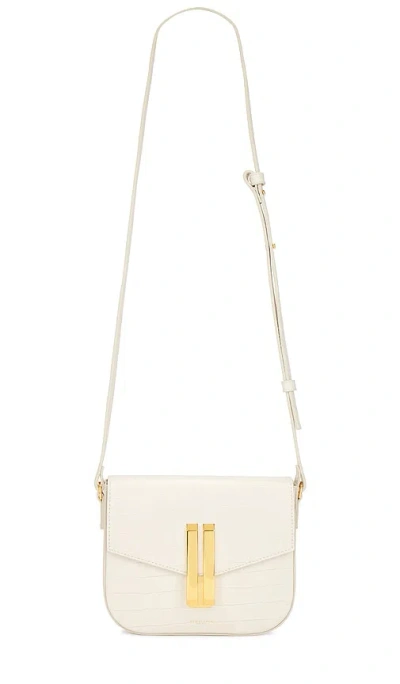 Demellier London Small Vancouver Bag In Off White Croc
