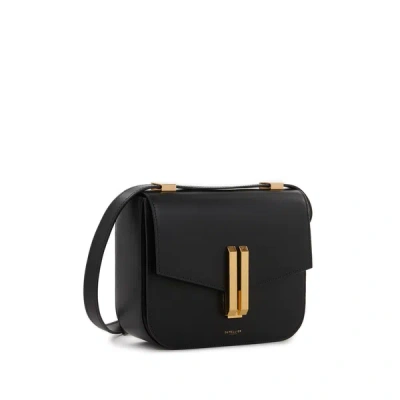 Demellier London Vancouver Leather Handbag In Black