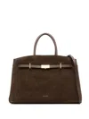 Demellier Medium Hudson Tote Bag In Brown