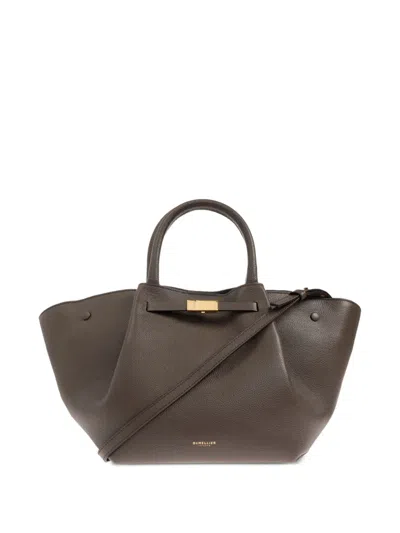 Demellier Medium New York Leather Tote Bag