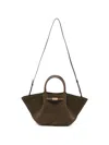 MEDIUM NEW YORK SUEDE TOTE BAG