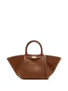 Demellier Medium New York Tote Bag In Brown