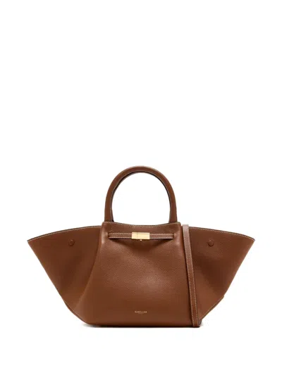 Demellier Medium New York Tote Bag In Brown