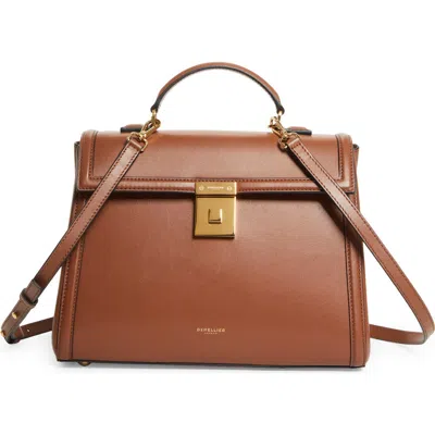 Demellier Medium Paris Leather Top Handle Bag