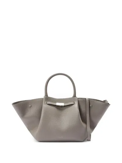 Demellier Medium The New York Tote Bag In Grey