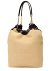 Demellier Miami Raffia Tote