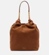 Demellier Miami Suede Shoulder Bag