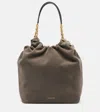 Demellier Miami Suede Tote Bag In Green
