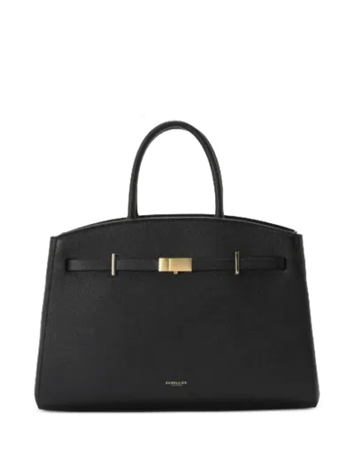 Demellier Midi Hudson Tote Bag In Black