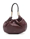 Demellier Midi Miami Shoulder Bag In Red