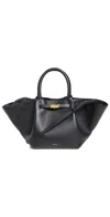 Demellier Midi New York Bag Black In Black