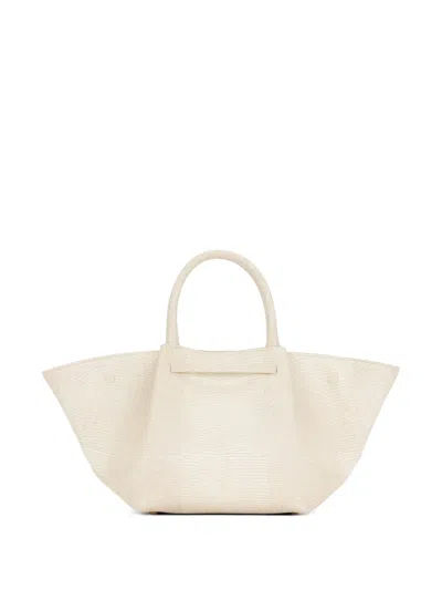 Demellier Midi New York Tote Bag In Neutral