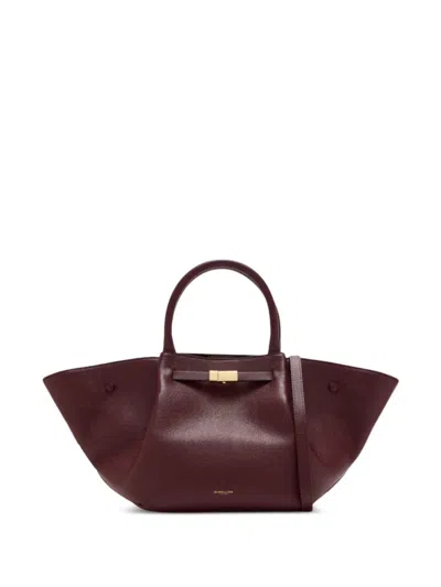 Demellier Midi New York Tote Bag In Red