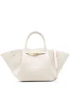 Demellier The Midi New York Tote Bag In White