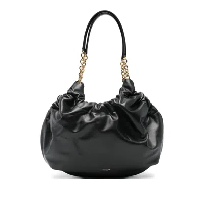 Demellier N128 Midi Miami Shoulder Bag In Black