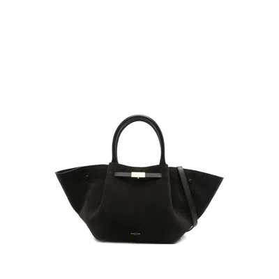 Demellier N81 Midi Tote Bag In Brown