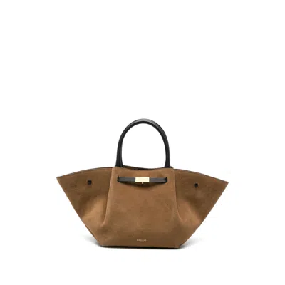 Demellier N81 Midi Tote Bag In Brown