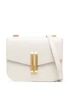 Demellier Neutral Vancouver Leather Cross Body Bag In Neutrals