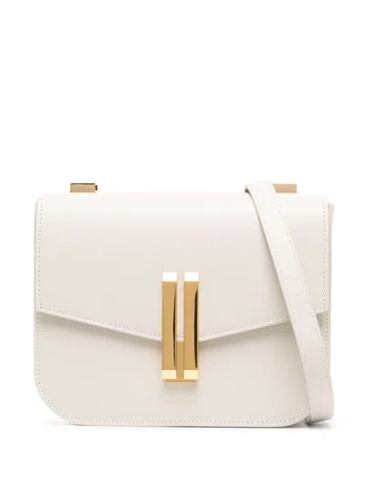 Demellier Neutral Vancouver Leather Cross Body Bag In Neutrals