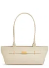Demellier New York Grained Leather Shoulder Bag