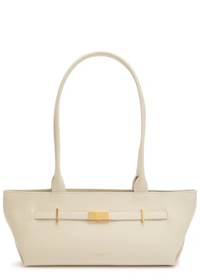 Demellier New York Grained Leather Shoulder Bag