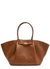 Demellier New York Medium Textured-leather Tote