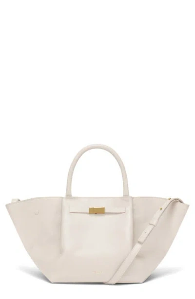 DEMELLIER DEMELLIER NEW YORK LEATHER EAST/WEST MIDI TOTE