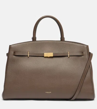 Demellier New York Leather Tote Bag