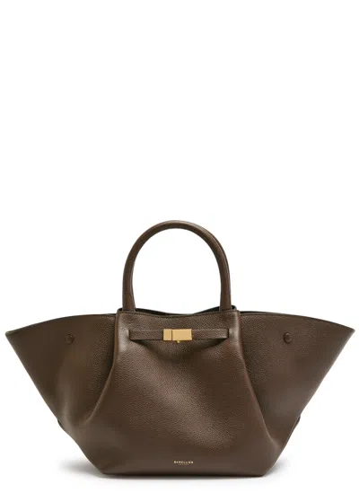 Demellier New York Midi Leather Tote