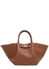 Demellier New York Medium Textured-leather Tote In Tan