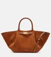 Demellier New York Midi Suede Tote Bag