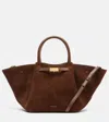 Demellier New York Midi Suede Tote Bag