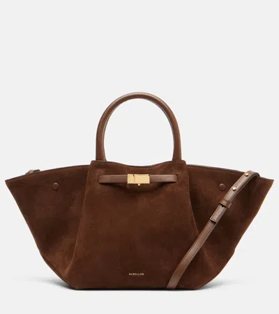 Demellier New York Midi Suede Tote Bag