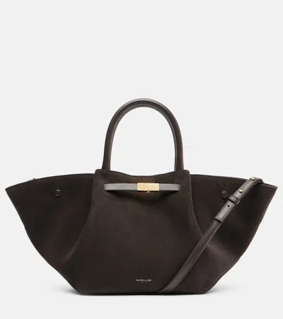 Demellier New York Midi Suede Tote Bag