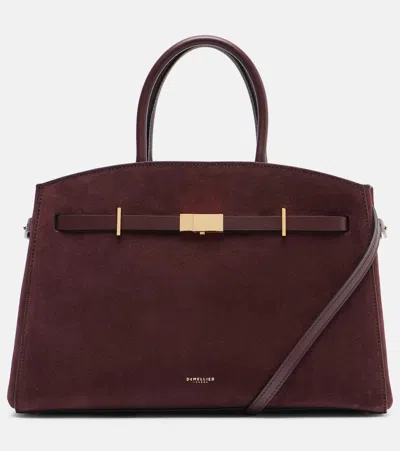 Demellier New York Midi Suede Tote Bag