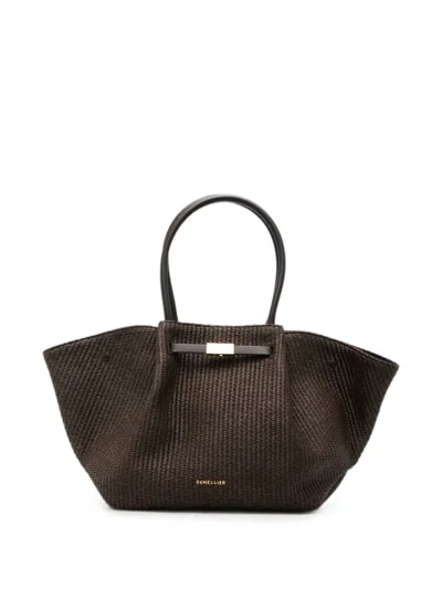 Demellier New York Shoulder Bag In Brown