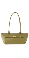 Demellier Womens The New York Leather Tote Bag Light Olive In Light Olive