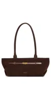 Demellier New York Shoulder Bag Mocha In Brown