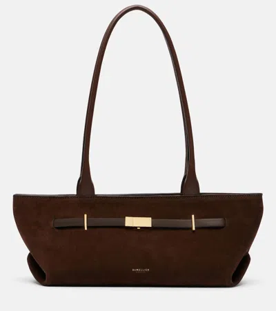 Demellier New York Suede Shoulder Bag