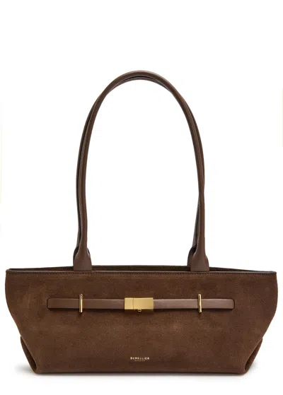 Demellier New York Suede Shoulder Bag