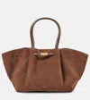 Demellier New York Leather Tote Bag In Brown