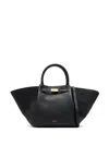 Demellier Midi New York Croc Effect Leather Bag