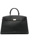 Demellier Hudson Tote Bag In Black