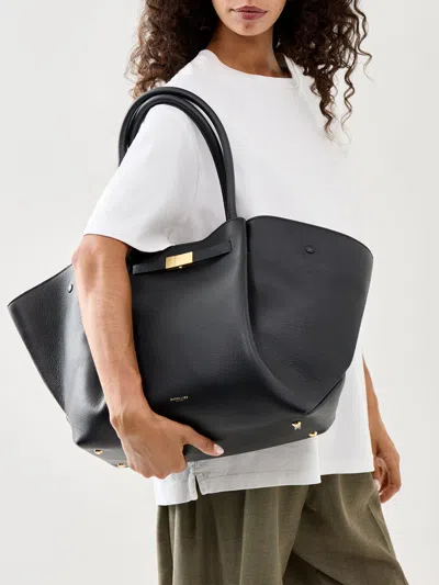 Demellier New York Tote Bag In Black