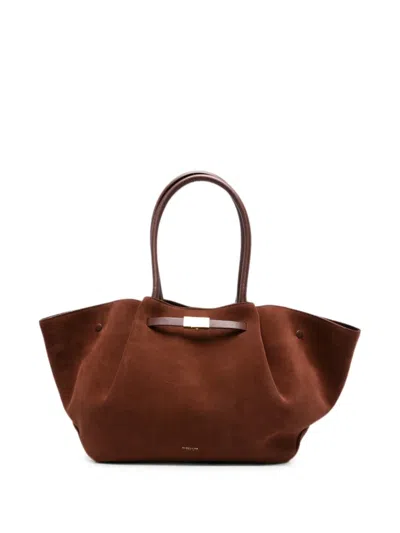 Demellier New York Tote Bag In Brown