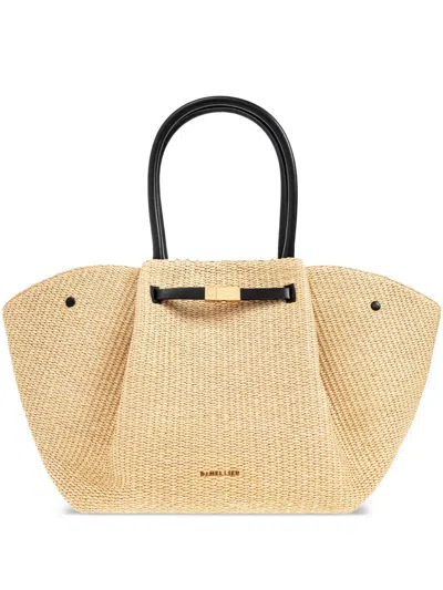 Demellier New York Woven Tote Bag